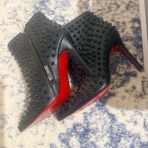 Black Studded Ankle Boots